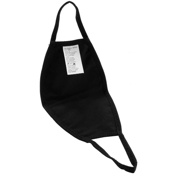 Ella Etc Pucker Up Glitter Red Kiss Face Mask | Black Fashion Mask - Picture 6 of 6